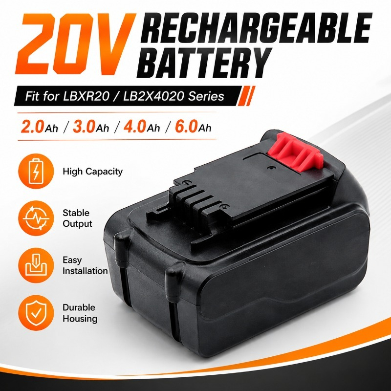 20V Max 6.0Ah Lithium-Ion Repl - Black+Decker Tool 20V Max review and price