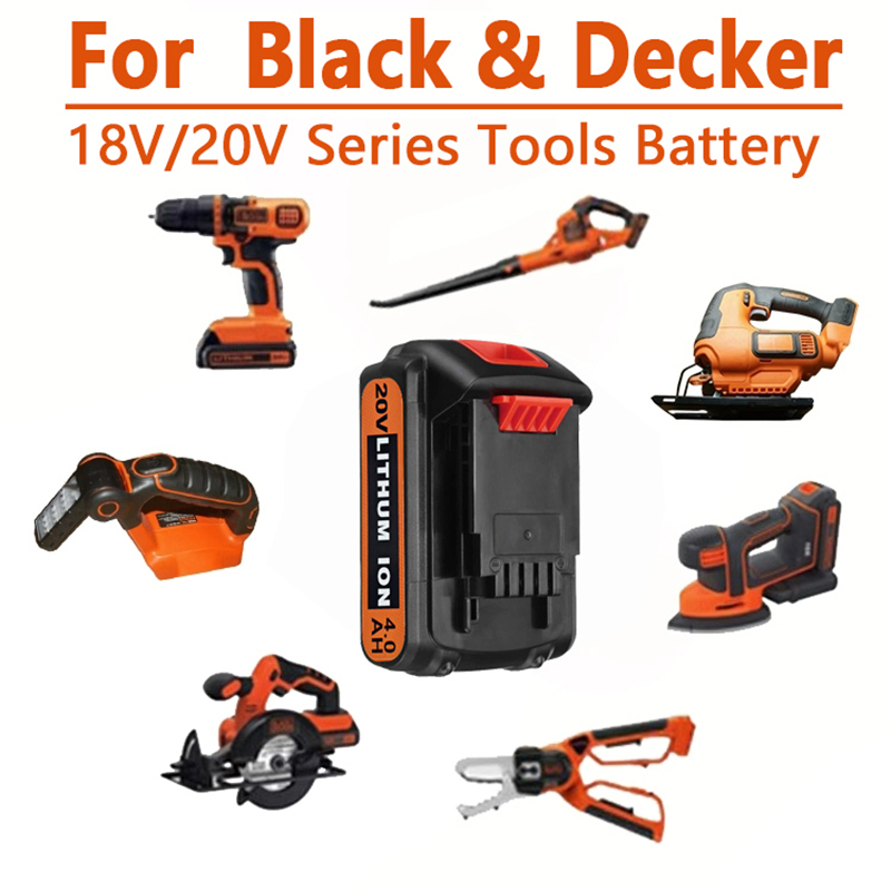 high capacity 8Ah LBX20 Replac - Black+Decker Tool 20V Max review and price